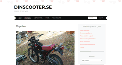 Desktop Screenshot of dinscooter.se