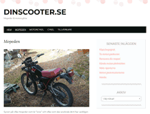 Tablet Screenshot of dinscooter.se